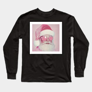 Pink cool santa Long Sleeve T-Shirt